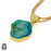 Tabasco Geode 24K Gold Plated Pendant  GPH954