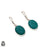 Carved Aventurine 925 SOLID Sterling Silver Leverback Earrings E235