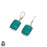 Carved Aventurine 925 SOLID Sterling Silver Leverback Earrings E247