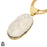 White Cacite Drusy 24K Gold Plated Pendant  GPH1659