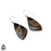 Eclipse Stone 925 SOLID Sterling Silver Hook Dangle Earrings E410
