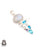Rainbow Moonstone Aquamarine Pendant Gemstone Necklace • Minimalist Necklace P9083