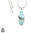 Larimar Blue Topaz Pendant & Chain P9276