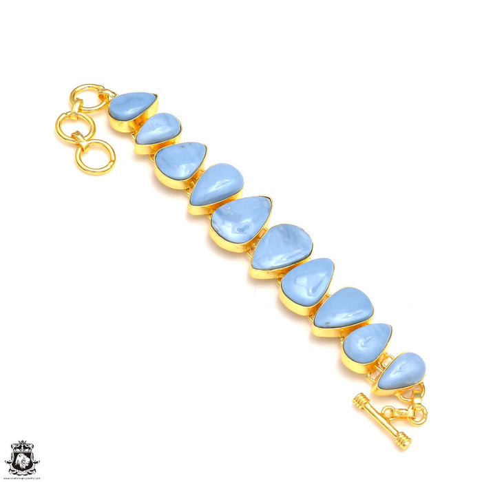 Oregon Owyhee Blue Opal Gold Plated Bracelet GB145
