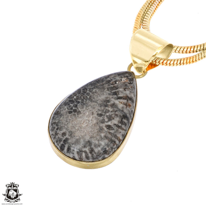 Stingray Coral 24K Gold Plated Pendant  GPH1134