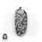 Bear Wolf Eagle  Carving Silver Pendant & Chain N448