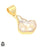 Mabe Biwa Pearl 24K Gold Plated Pendant  GPH1697