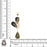3.5 Inch Australian Moss Agate Pendant & Chain P9095