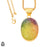 Rainbow Stalactite 24K Gold Plated Pendant  GPH1149