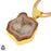 Tabasco Geode 24K Gold Plated Pendant  GPH1052