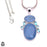 3 Inch Owyhee Opal Pendant & Chain P8152