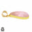 Rose Quartz 24K Gold Plated Pendant  GPH969