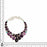 Amethyst Blue Topaz Necklace Bracelet SET975