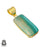 Banded Agate 24K Gold Plated Pendant  GPH850