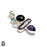 Labradorite Abalone Pearl Pendant & Chain P8778