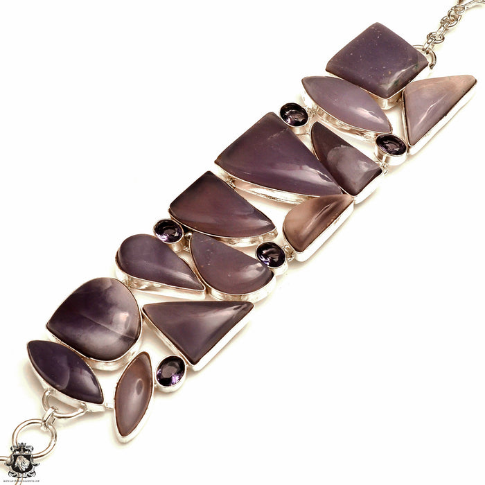 Morado Opal Amethyst Necklace Bracelet SET954
