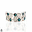 Teal Azotic Topaz Moonstone Bracelet B4230