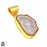 Tasbasco Geode 24K Gold Plated Pendant  GPH1738