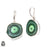 Apple Green Stalactite 925 SOLID Sterling Silver Leverback Earrings E273