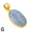 Blue Lace Agate 24K Gold Plated Pendant  GPH1493