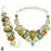 Tibetan Turquoise Prehnite Chrysoprase Necklace Bracelet SET1023