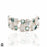 Moonstone Fluorite Bracelet B4229