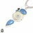 4 Inch Owyhee Opal Stalactite Pendant & Chain P8818