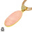 Rose Quartz 24K Gold Plated Pendant  GPH983