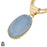 Owyhee Blue Opal 24K Gold Plated Pendant  GPH1068
