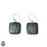Ruby Zoisite 925 SOLID Sterling Silver Hook Dangle Earrings E302