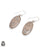 Howlite 925 SOLID Sterling Silver Hook Dangle Earrings E372