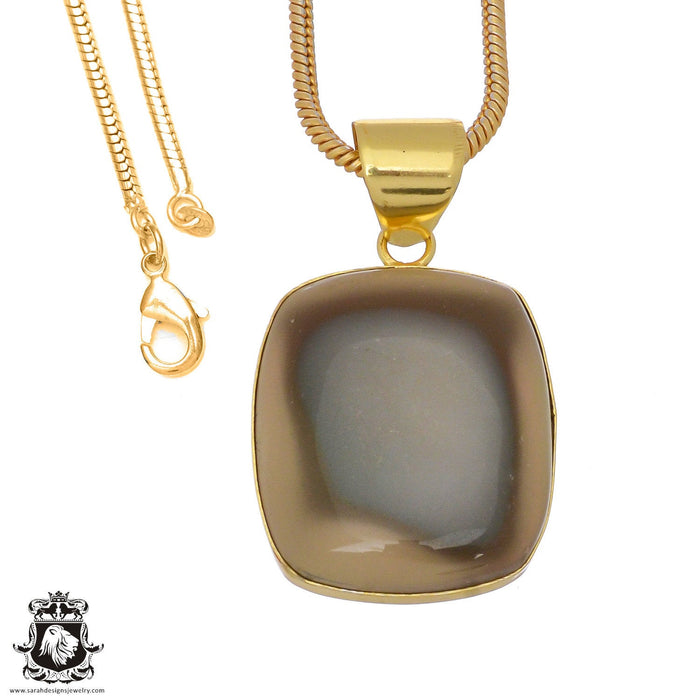 Imperial Jasper 24K Gold Plated Pendant  GPH775