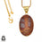 Noreena Jasper 24K Gold Plated Pendant  GPH941