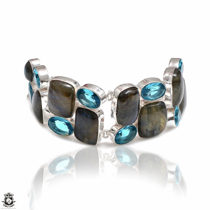 Labradorite Blue Topaz Bracelet B4151