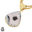 Dendritic Opal 24K Gold Plated Pendant  GPH825