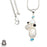 Moonstone Pendant & Chain P9244