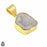 Tasbasco Geode 24K Gold Plated Pendant  GPH1750