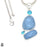 3 Inch Owyhee Opal Pendant & Chain P8322