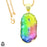 Rainbow Stalactite 24K Gold Plated Pendant  GPH1208