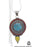 Turquoise Pendant & Chain P3973