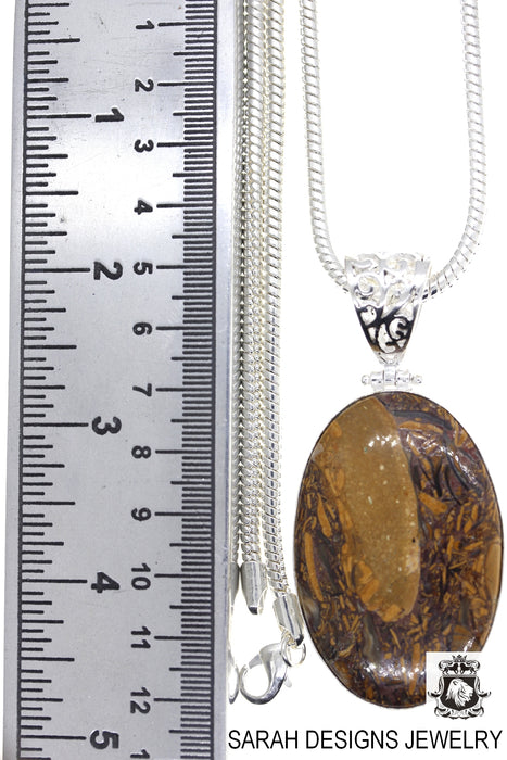 Marium Jasper Pendant & Chain  P4381
