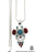 Turquoise Coral Pendant & Chain p4480