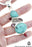 Turquoise Pearl Amethyst Garnet Coral Pendant & Chain P4485