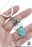 Turquoise Pendant & Chain P4723