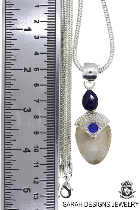 Moonstone Pendant & Chain P4775