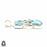 Larimar Blue Topaz Pendant & Chain P8908