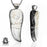 Soaring Pegasus  Carving Silver Pendant & Chain N330