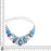 Labradorite Blue Topaz Necklace NK64
