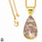 Crazy Lace Agate 24K Gold Plated Pendant  GPH606
