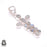 3 Inch Moonstone Pendant & Chain P8001
